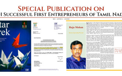 One of the 101 Successful First Entrepreneurs of Tamil Nadu